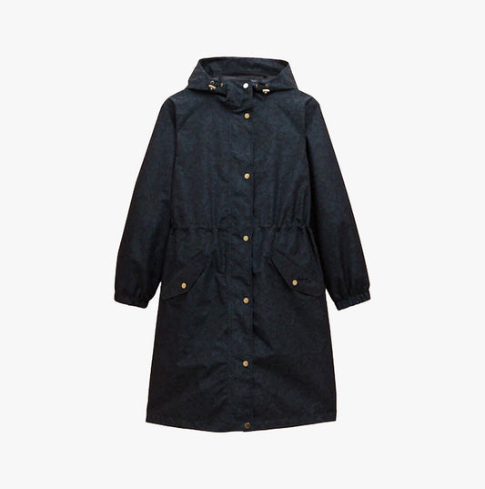 Joules HOLKHAM Womens Raincoat Navy Paisley