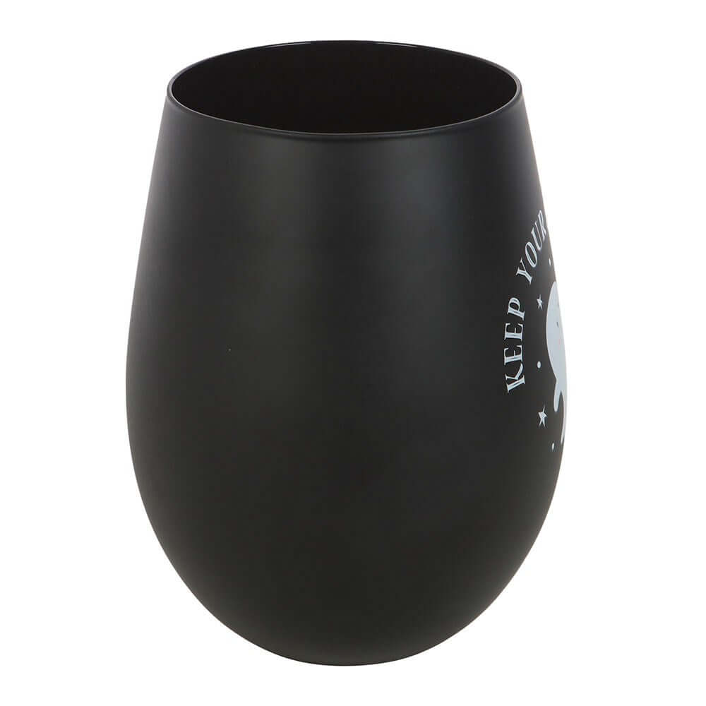 Gothic Gifts Keep Your Spirits Up Stemless Ghost Glass