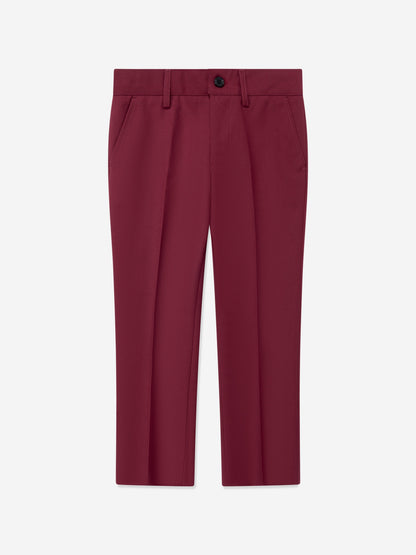 SUITLAB London Boys 7 Piece Suit Set in Red