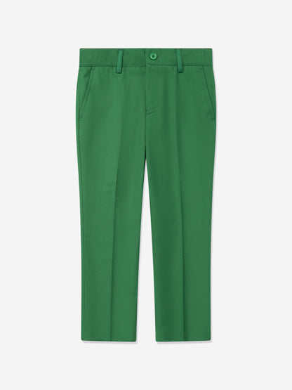 SUITLAB London Boys 7 Piece Suit Set in Green