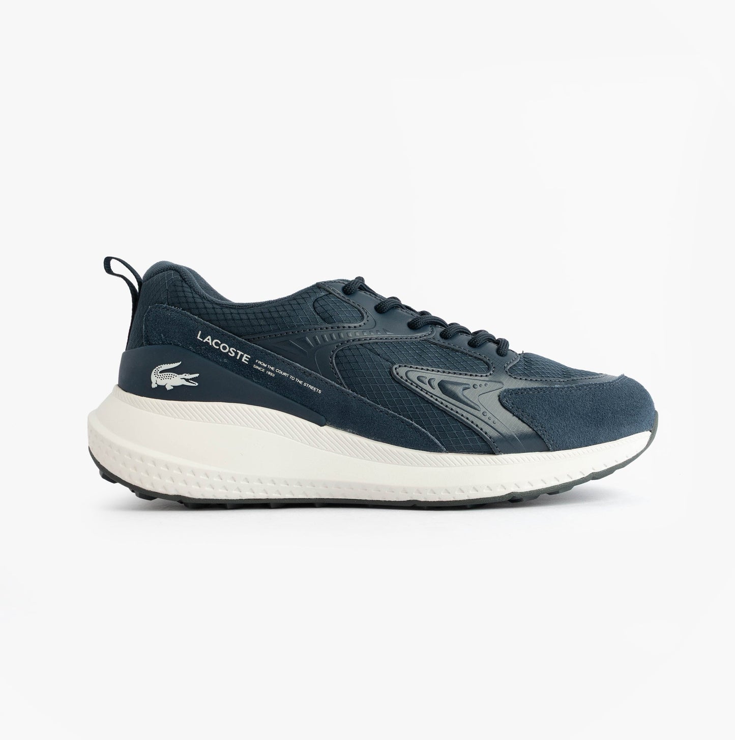 Lacoste L003 EVO Mens Performance Trainers Trainers Navy/White