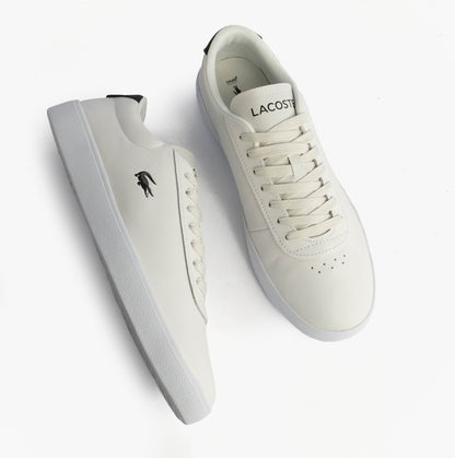 Lacoste BASESHOT EVO Mens Court Trainers Trainers White/Black