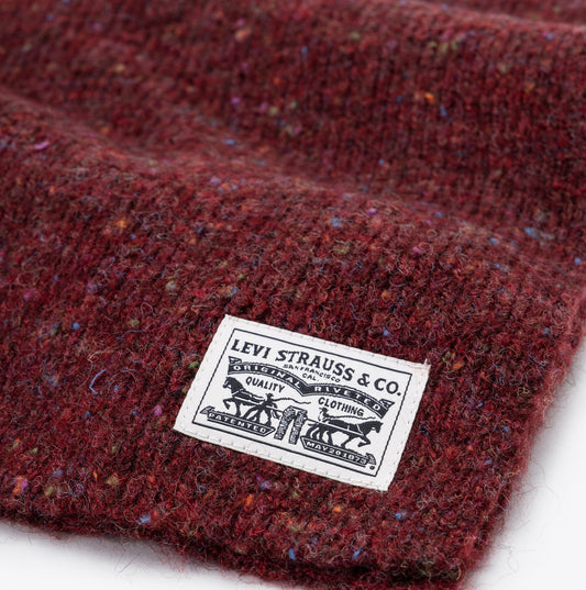 Levi's BACK PATCH SCARF Mens Bordeaux