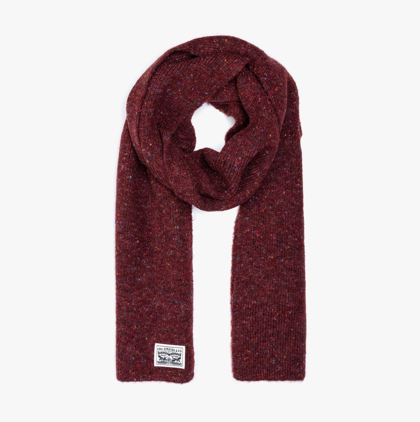 Levi's BACK PATCH SCARF Mens Bordeaux