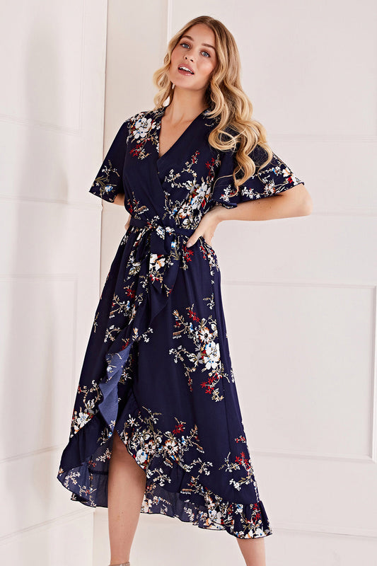 Dipped Hem Maxi Dress