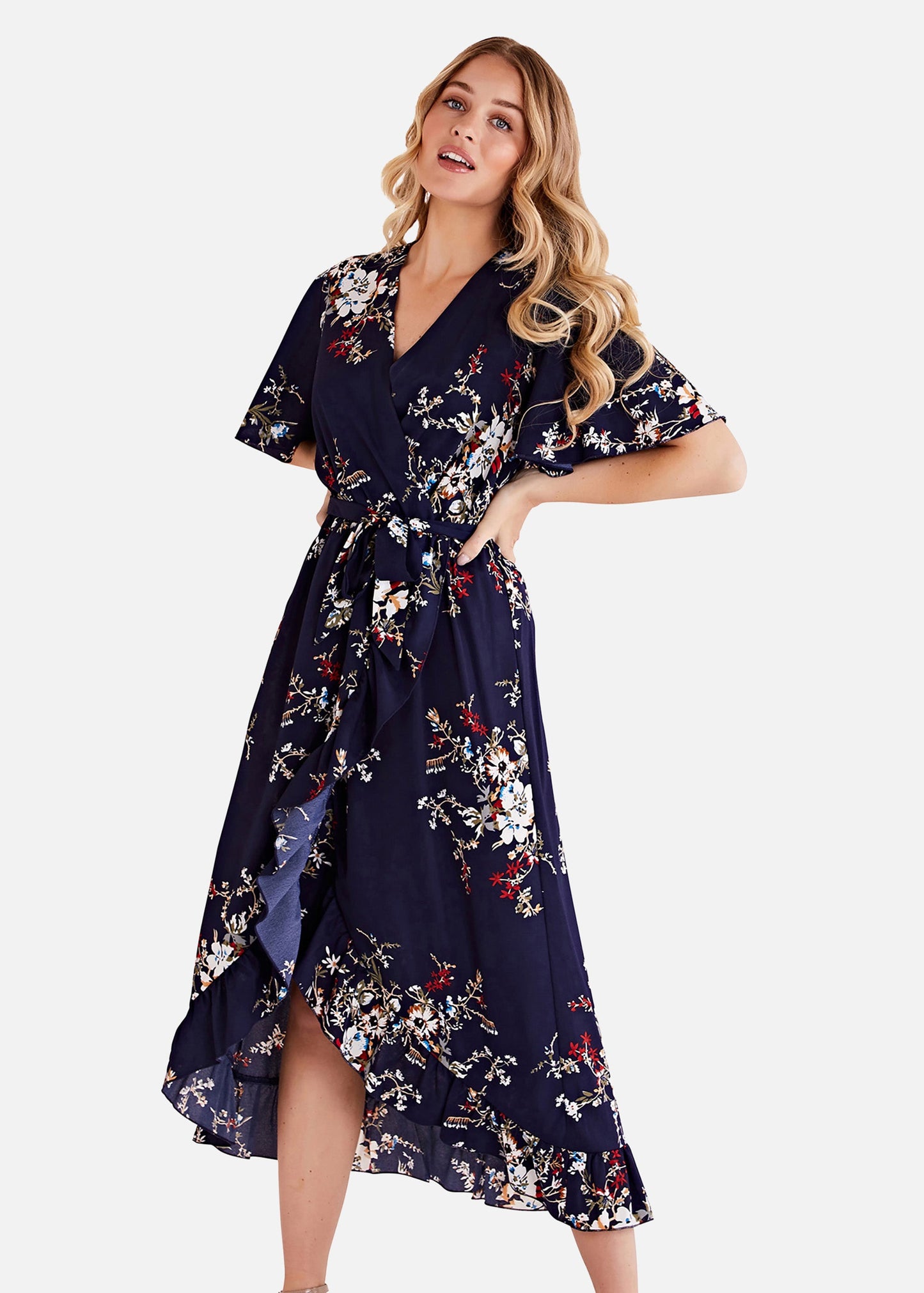 Dipped Hem Maxi Dress