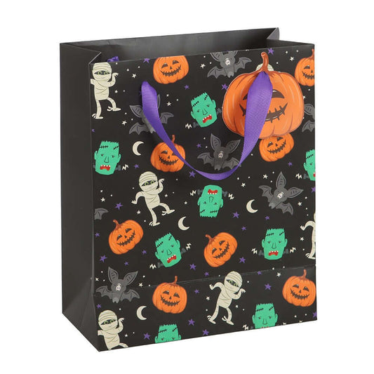 Gothic Gifts 23cm Medium Monster Mash Print Gift Bag