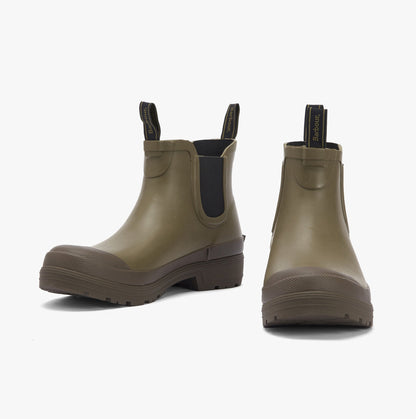 Barbour STORM Mens Chelsea Wellies Olive/Olive