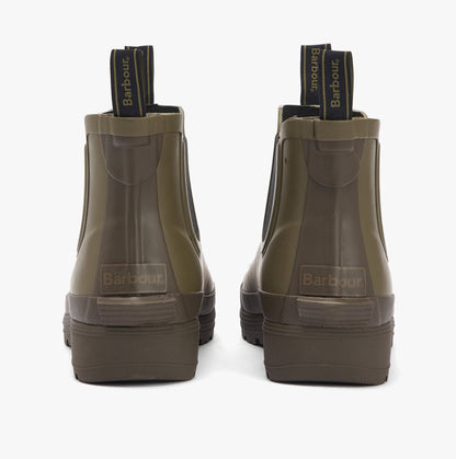 Barbour STORM Mens Chelsea Wellies Olive/Olive