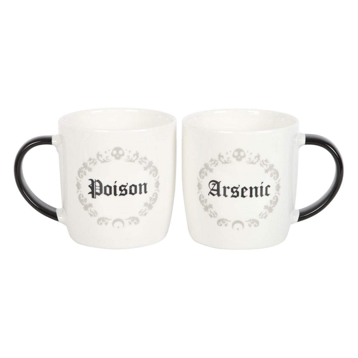 Gothic Gifts Poison and Arsenic Couples Mug Set