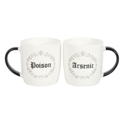 Gothic Gifts Poison and Arsenic Couples Mug Set