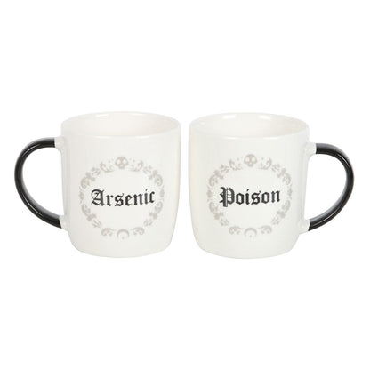 Gothic Gifts Poison and Arsenic Couples Mug Set