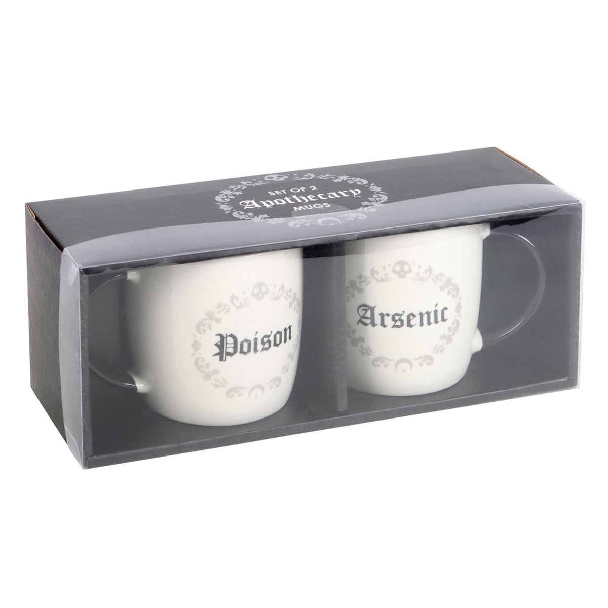 Gothic Gifts Poison and Arsenic Couples Mug Set