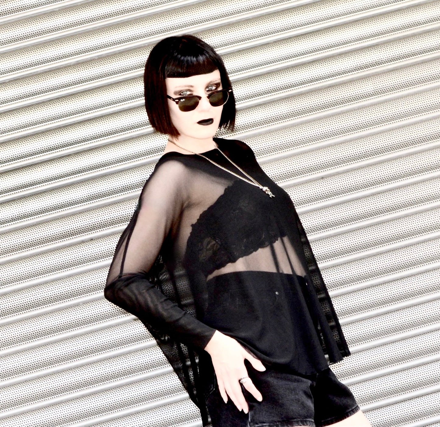 Necessary Evil Circe Mesh Top