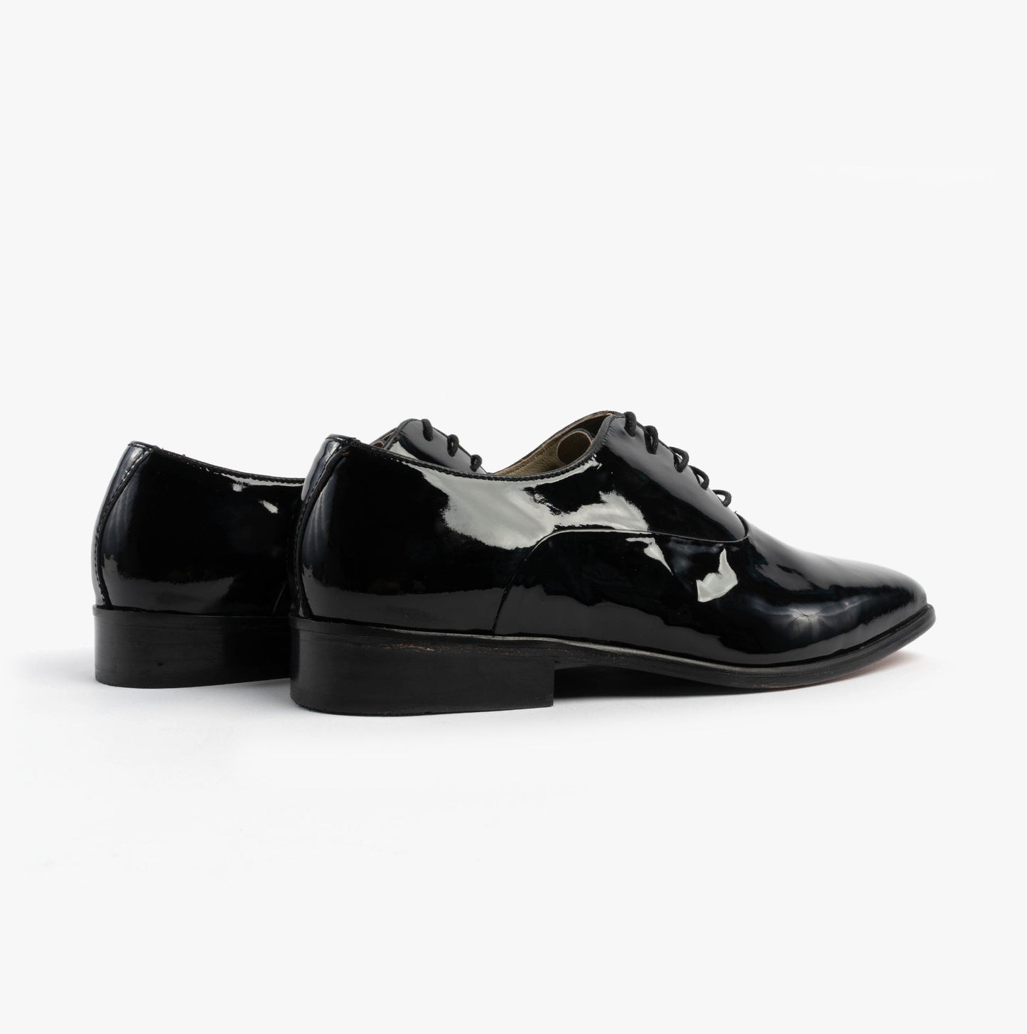 Montecatini Mens Patent Leather Evening Oxford Shoes Black