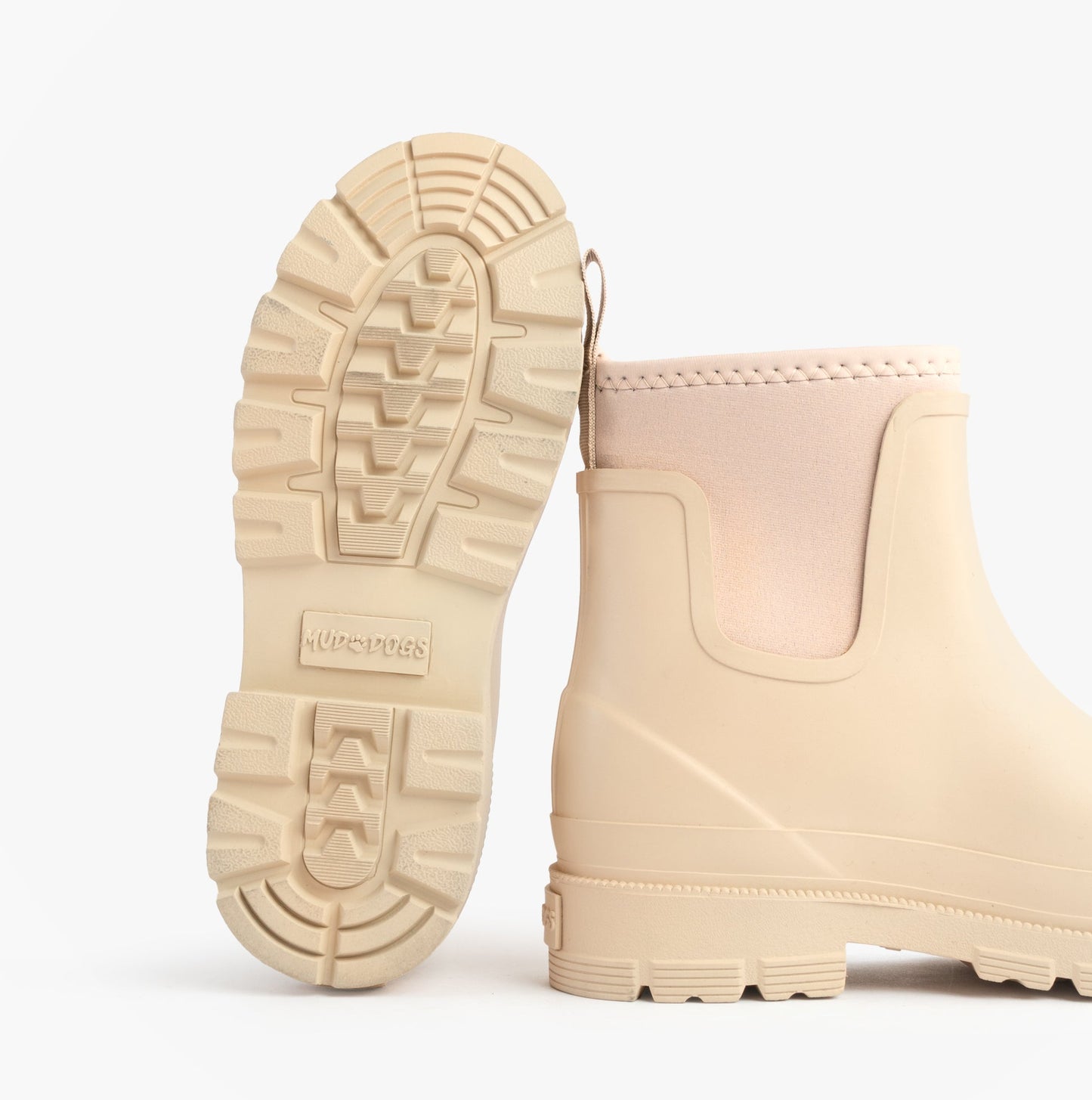 Mud Dogs BROOKE Womens Ankle Neoprene Wellies Mushroom