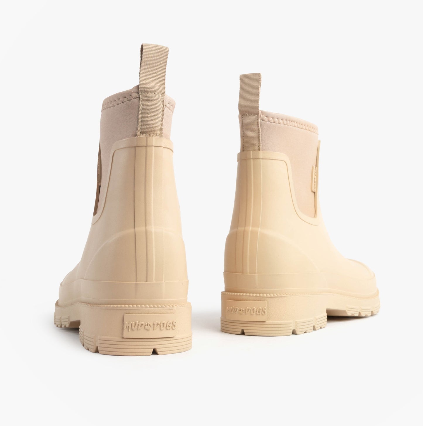 Mud Dogs BROOKE Womens Ankle Neoprene Wellies Mushroom