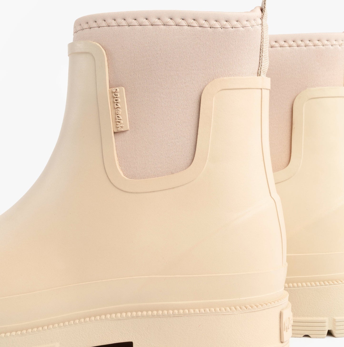 Mud Dogs BROOKE Womens Ankle Neoprene Wellies Mushroom