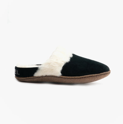Sorel NAKISKA SLIDE II Womens Mule Slippers Black/Natural