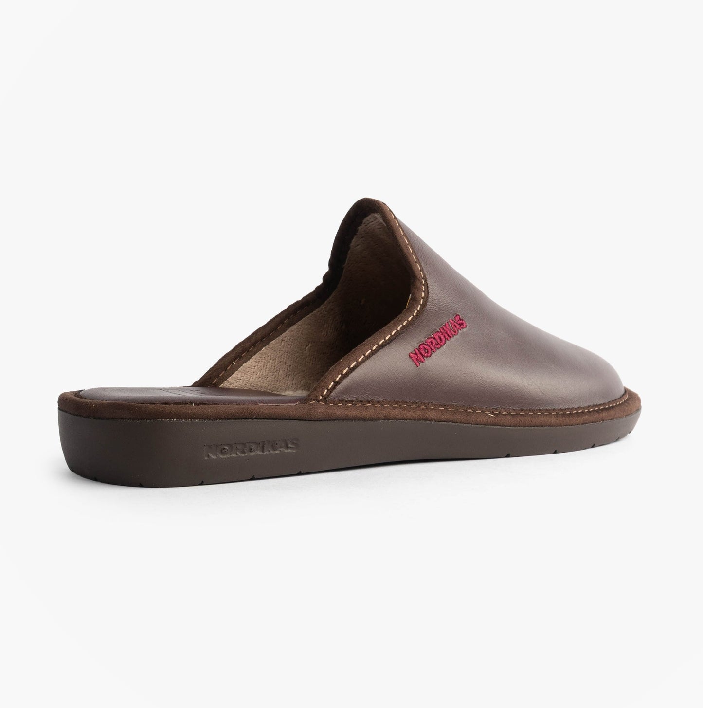 Nordikas 131 DUBLIN Mens Mule Slippers Burdeos Red