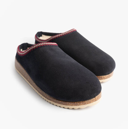 Nordikas 2258 AFELPADO Womens Mule Slippers Navy