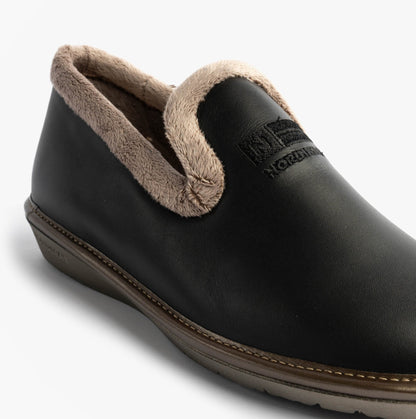 Nordikas DUBLIN Womens Full Slipper Black