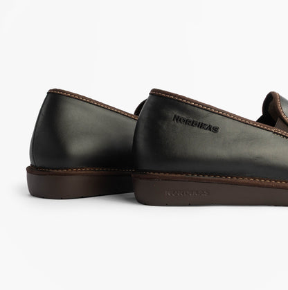 Nordikas 663 DUBLIN Mens Full Slippers Black