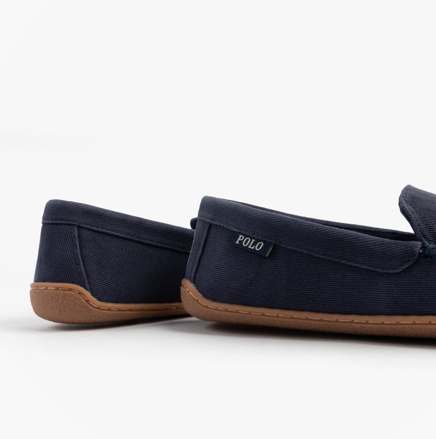 Polo Ralph Lauren BRENAN Mens Slippers Navy/Paper White