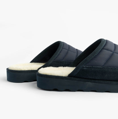 Polo Ralph Lauren READ BEAR Mens Mule Slippers Navy