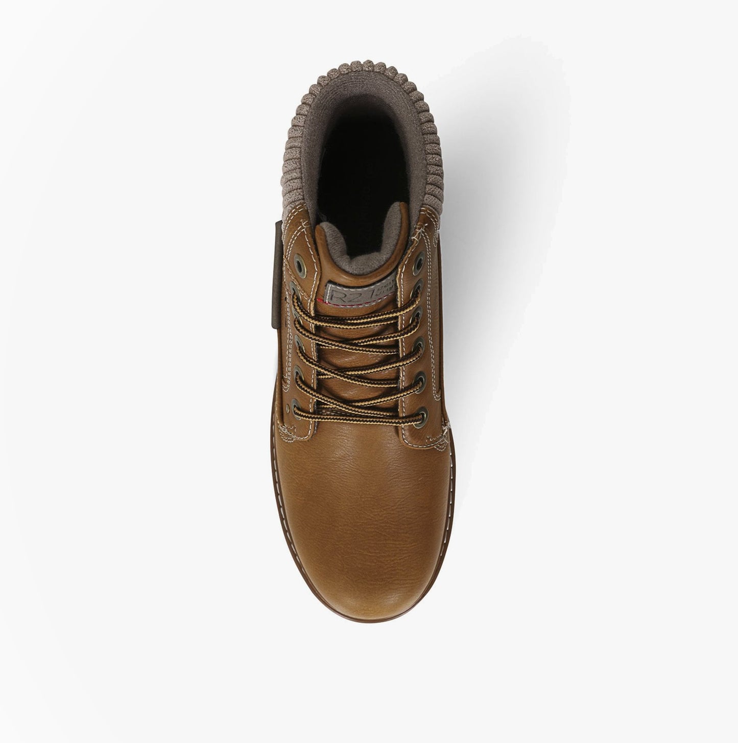 R21 Original KLINE Mens Lace Up Ankle Boots Honey