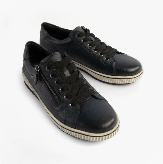 Remonte D0700-15 Womens Leather Causal Shoes Blue