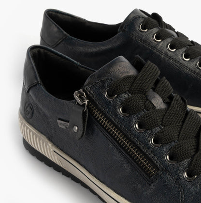 Remonte D0700-15 Womens Leather Causal Shoes Blue