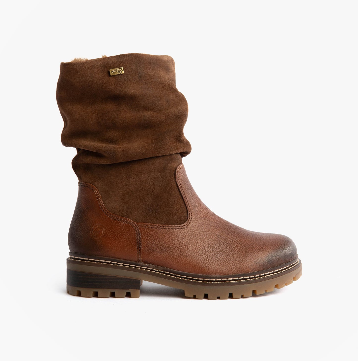 Remonte D0B80-24 Womes Side Zip Ankle Boots Brown