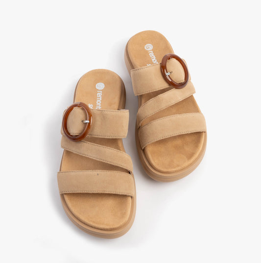 Remonte D2N53-62 Womens Sandals Beige
