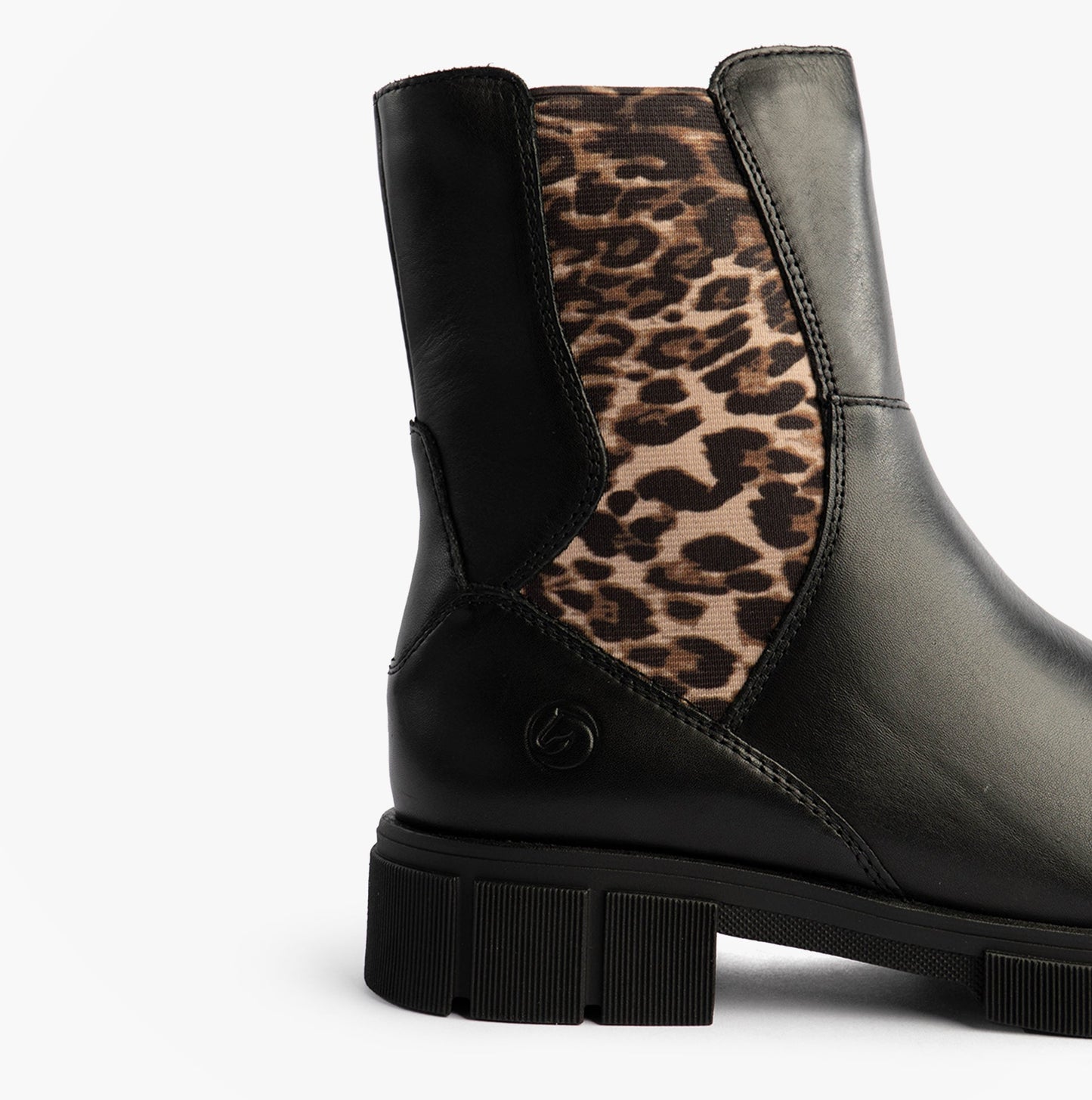 Remonte D2S70-03 Womens Side Zip Chelsea Boots Black