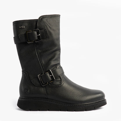 Remonte D3980-00 Womens Mid Calf Boots Black
