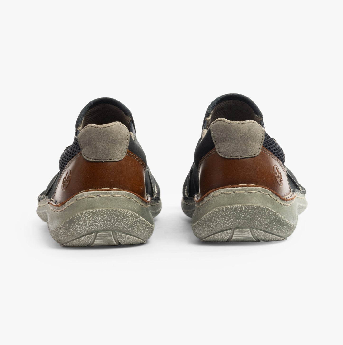 Rieker 03053-14 Mens Shoes Blue