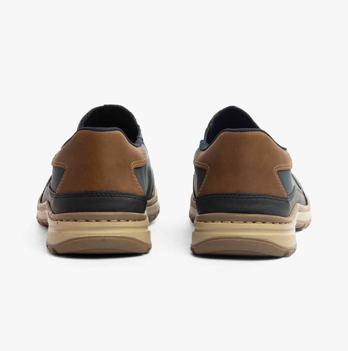 Rieker 03365-14 Mens Shoes Blue Combination