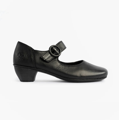 Rieker 41756-00 Womens MAry Jane Shoes Black