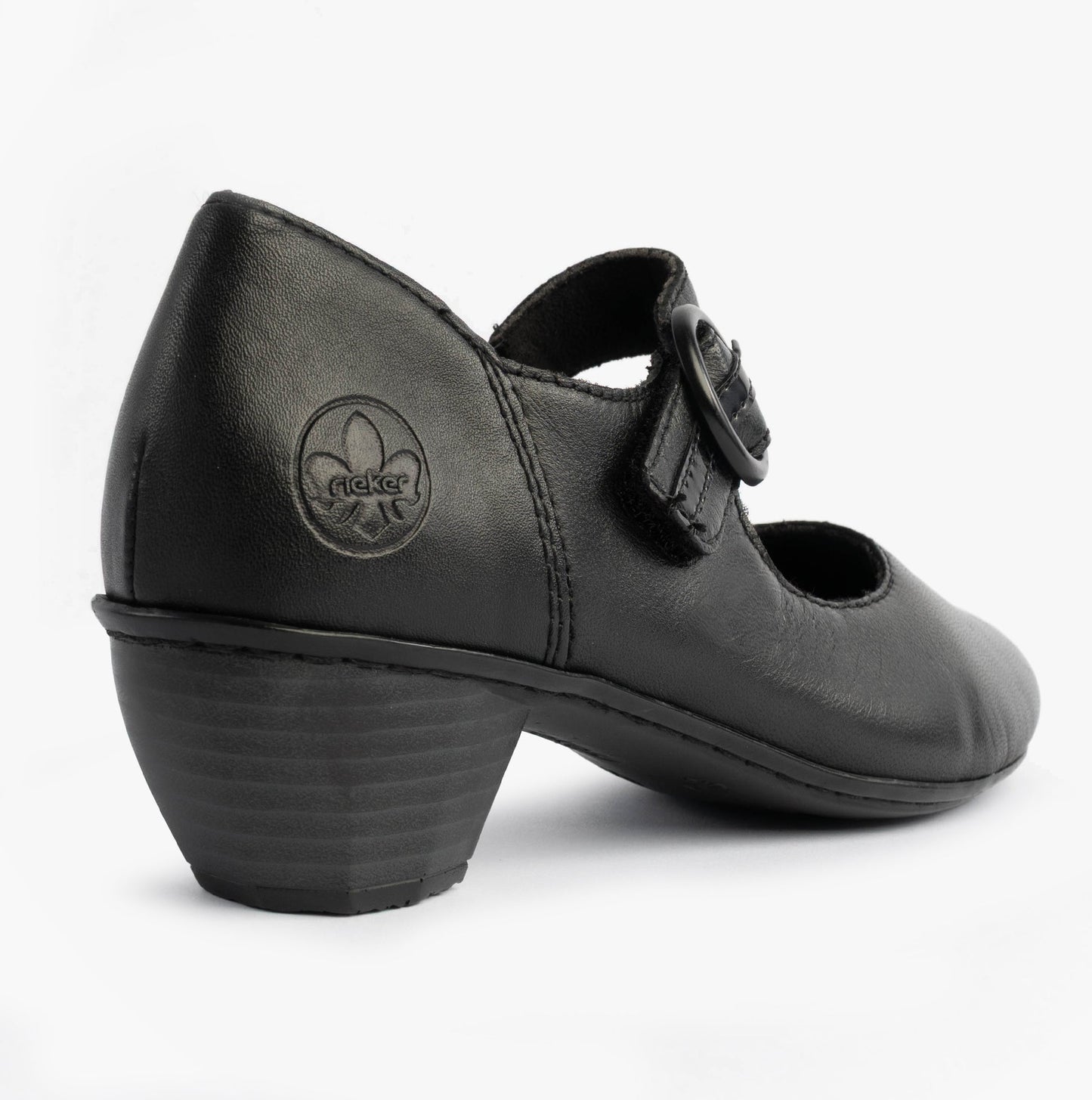 Rieker 41756-00 Womens MAry Jane Shoes Black