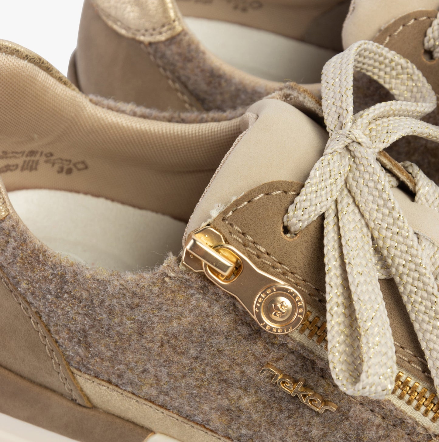 Rieker 58902-64 Womens Trainers Beige