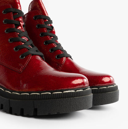 Rieker 74020-33 Womens Boots Red