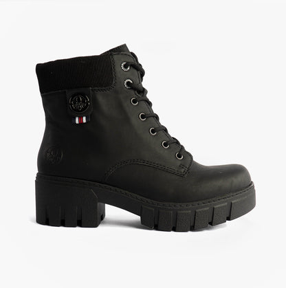 Rieker 74532-00 Womens Boots Black