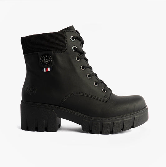 Rieker 74532-00 Womens Boots Black