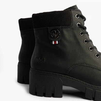 Rieker 74532-00 Womens Boots Black