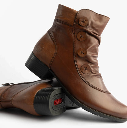 Rieker 78659-22 Womens Boots Brown