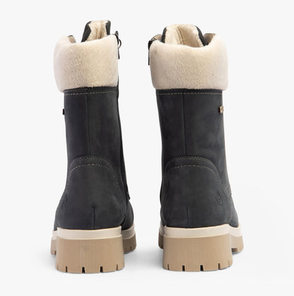 Rieker D1B76-14 Womens Boots Blue