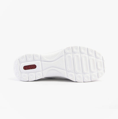 Rieker Womens Shoes White Combination