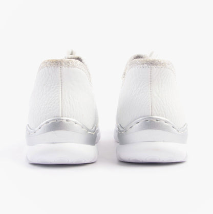 Rieker Womens Shoes White Combination