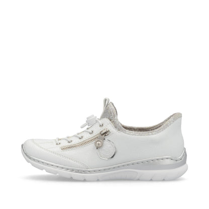 Rieker Womens Shoes White Combination